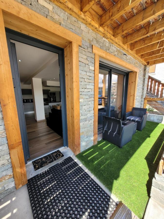 Appartement En Chalet 4 Etoiles Huez Exterior photo